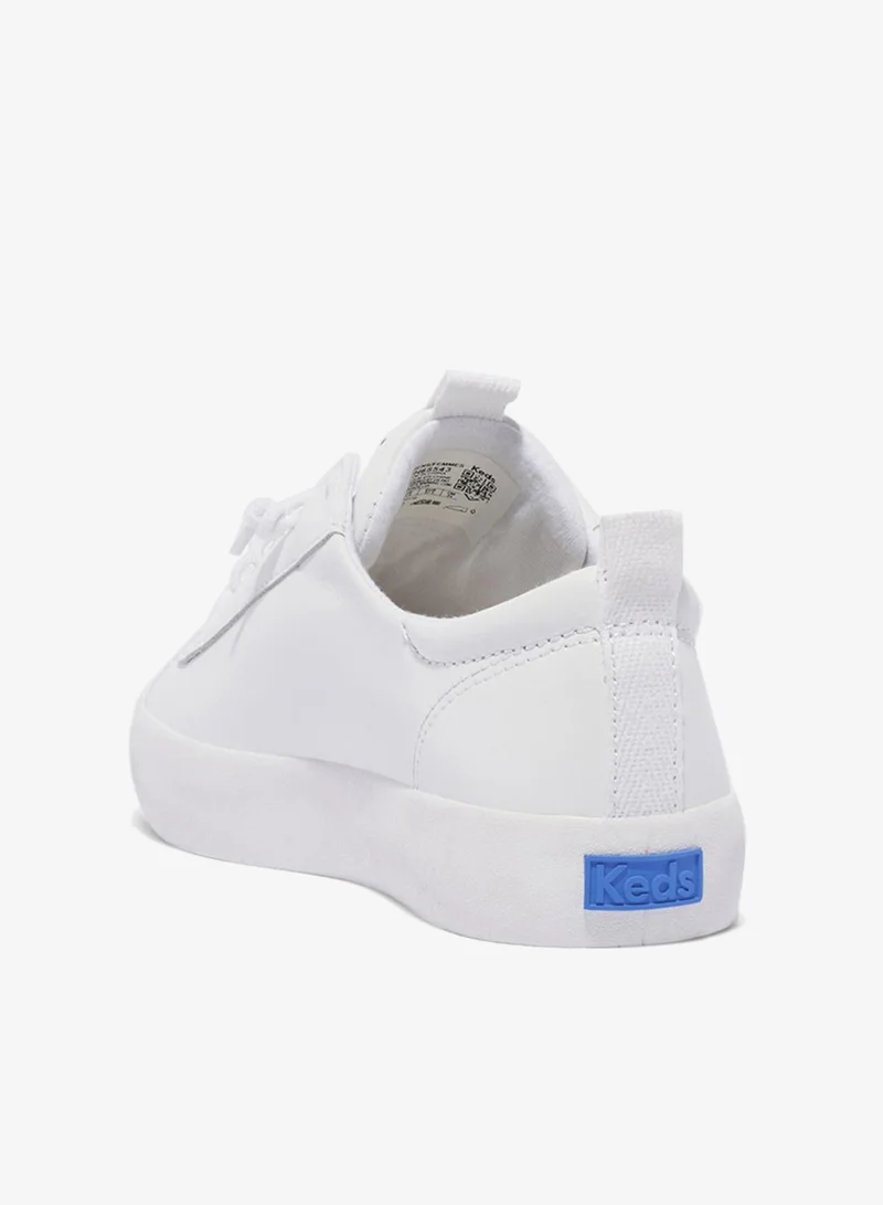 Keds white Keds Women's Kickback Leather Slip On  Casual Sneaker White for Women | Best Price UAE